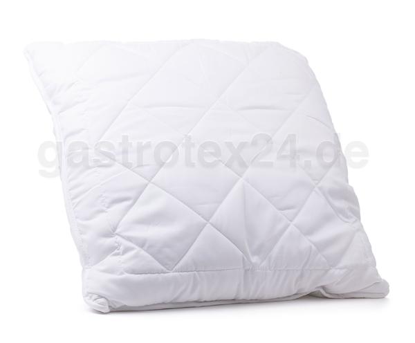 "Salzburg" - Mikrofaser-Kopkissen 60/80 cm - gesteppt - silikonisierte Hohlfaser - 750 gr